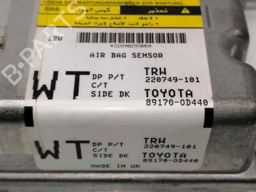 Kollisjonspute styreenhet TOYOTA YARIS (_P9_) 1.33 VVT-i (NSP90_, NSP90R) (99 hp) 23454042
