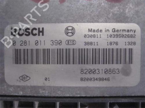 Used Engine control unit (ECU) RENAULT MEGANE II (BM0/1_, CM0/1_) 1.9 dCi (BM0G, CM0G) (120 hp) 25465568
