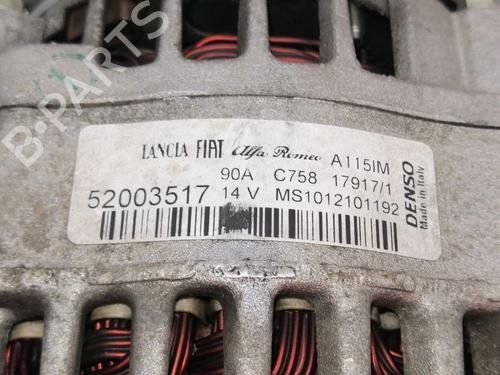 Used Alternator FIAT DOBLO Cargo (263_) 1.3 D Multijet (263WXU1A, 263ZXU1A, 263WYB1A, 263ZYB1A) (95 hp) 24925652