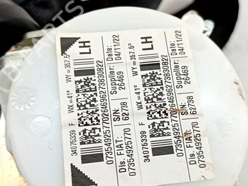 Rear left seatbelt FIAT 500 (312_) 1.0 Mild Hybrid (312AYD1B) | BP33764515I29 - Image 2