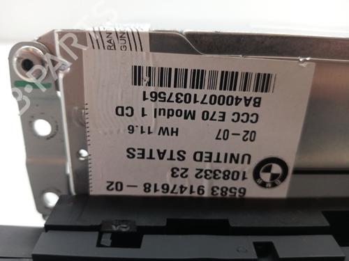 Radio BMW X5 (E70) 3.0 d | BP23344905E6 