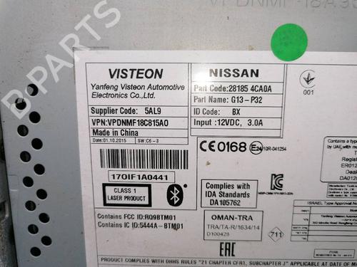 Radio NISSAN QASHQAI II SUV (J11, J11_) 1.5 dCi | BP23420744E6 