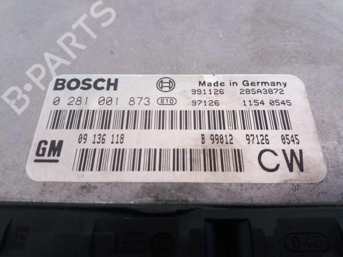 Used Engine control unit (ECU) OPEL VECTRA B (J96) 2.0 DTI 16V (F19) (101 hp) 23418626
