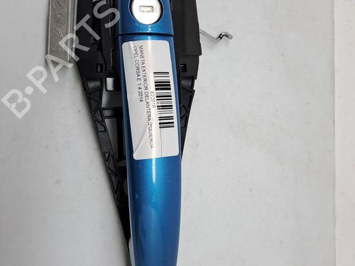 Used Front left exterior door handle OPEL CORSA E (X15) 1.4 (08, 68) (90 hp) 23977603