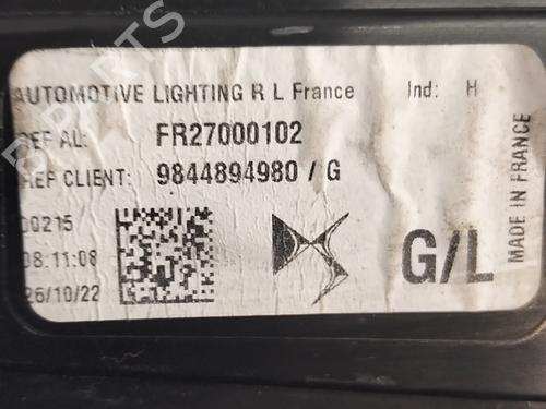 Left taillight DS DS 4 II (FR_, FB_, F3_, FP_) BlueHDi 130 (FBYHZT) | BP36377013C34 - Image 2