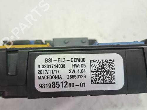 Fuse box CITROËN C3 III (SX) 1.6 BlueHDi 75 | BP25999040E1