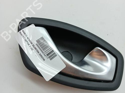 Used Front right interior door handle RENAULT CAPTUR I (J5_, H5_) 1.5 dCi 90 (J5N4, J5M5, J5MW, J5M6, J5AL, J5AJ) (90 hp) 23344824