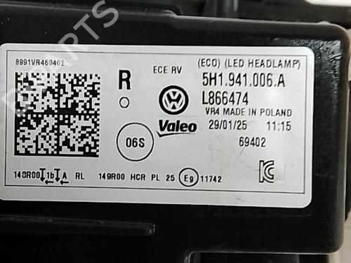 Right headlight VW GOLF VIII (CD1, DA1) 2.0 TDI | BP36015419C29 - Image 4