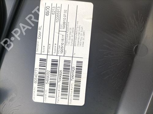 Rear left panel BMW X3 (F25) xDrive 20 d | BP29420908C60 
