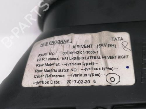 Air vent RENAULT KADJAR (HA_, HL_) 1.2 TCe 130 (HLMR) | BP23652315I21