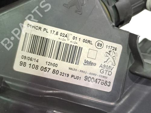 Left headlight PEUGEOT 208 I (CA_, CC_) 1.2 VTI 82 | BP28029027C28 