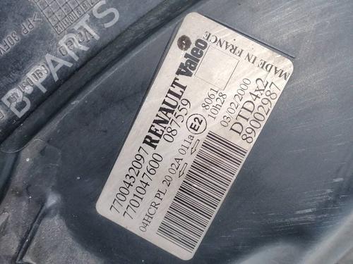 Lyskaster høyre RENAULT SCÉNIC I MPV (JA0/1_, FA0_) 1.6 (JA00, JA16, JA15, JA19, JA1V, JA2B, JA2C, JA0B,... | BP23938567C29 