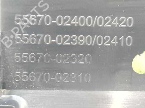 Used Air vent TOYOTA AURIS (_E18_) 1.6 (ZRE181_, ZRE185_, ZRE185R, ZRE181R) (132 hp) 27253069