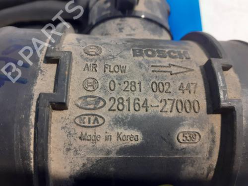 Used Mass air flow sensor KIA CARENS II MPV (FJ) 2.0 CRDi (113 hp) 25460657