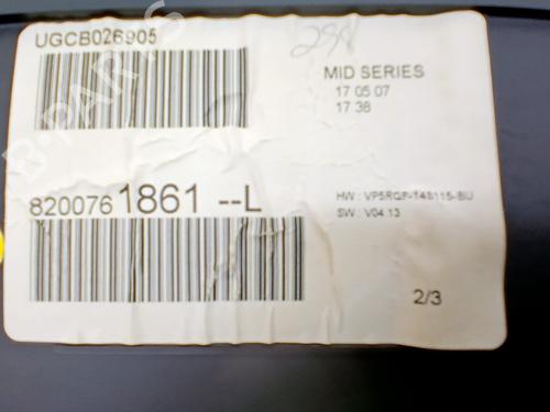 Used Instrument cluster Instrument cluster RENAULT CLIO III (BR0/1, CR0/1) 1.5 dCi (BR0H, CR0H, CR1S, BR1S) (106 hp) 33762917 33762917