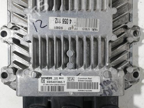 Computer motormanagement CITROËN XSARA PICASSO (N68) 2.0 HDi (90 hp) 25458164