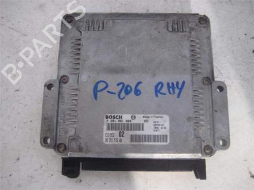 Computer motormanagement PEUGEOT 206 Hatchback (2A/C) 1.4 HDi eco 70 (68 hp) 25459149