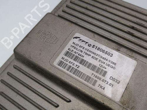 Engine control unit (ECU) LANCIA YPSILON (843_) 1.3 D Multijet (843.AXF11, 843.AXF1A, 843.AXM11,... | BP23385446M57 