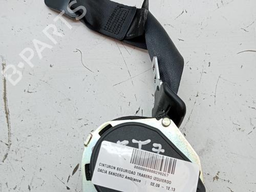 Used Rear left seatbelt DACIA SANDERO 1.2 16V (75 hp) 31369171