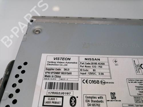 Radio NISSAN QASHQAI II (J11, J11_) 1.5 dCi | BP23852366E6