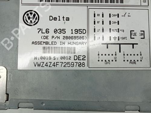 Radio VW TOUAREG (7LA, 7L6, 7L7) 2.5 R5 TDI | BP29301555E6 