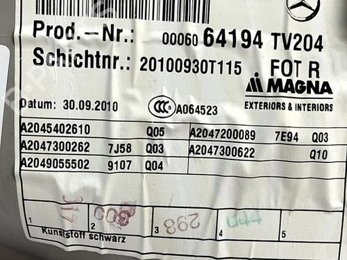 Rear right panel MERCEDES-BENZ C-CLASS (W204) C 200 CDI (204.001) | BP33769241C61 - Image 2