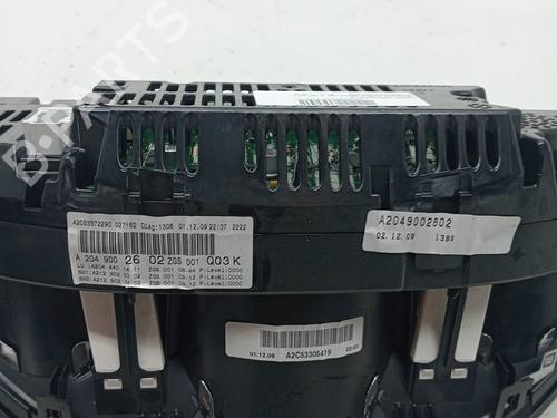 Instrument cluster MERCEDES-BENZ C-CLASS (W204) C 200 CGI (204.048) | BP23348577C47 