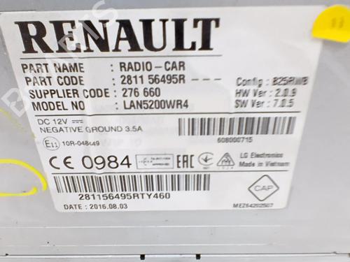 Used Display monitor Display monitor RENAULT CAPTUR I (J5_, H5_) 0.9 TCe 90 (90 hp) 33761658 33761658