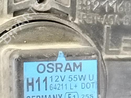 Right front fog light PEUGEOT 308 SW II (LC_, LJ_, LR_, LX_, L4_) 2.0 BlueHDi 150 | BP31011452C31