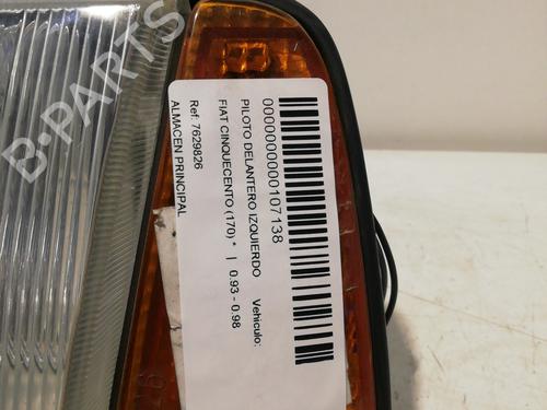 Used Left front indicator FIAT CINQUECENTO (170_) 0.7 i (170AD) (30 hp) 25454980