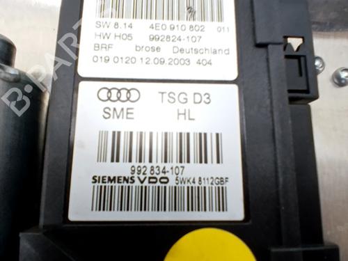 Used Rear left window mechanism AUDI A8 D3 (4E2, 4E8) 3.7 quattro (280 hp) 30143661