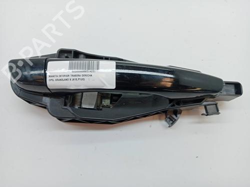 Used Rear right exterior door handle OPEL GRANDLAND / GRANDLAND X (A18, P1UO) 1.2 (75) (131 hp) 23341544