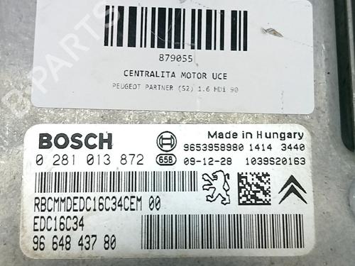 Engine control unit (ECU) PEUGEOT PARTNER Box Body/MPV 1.6 HDi 16V | BP37159452M57 - Image 2