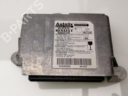 Kollisjonspute styreenhet RENAULT MEGANE II (BM0/1_, CM0/1_) 1.5 dCi (BM02, BM13, BM2A, CM02, CM13) (101 hp) 23443293