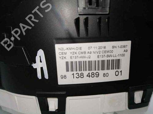 Instrument cluster PEUGEOT 208 I (CA_, CC_) 1.6 BlueHDi 100 | BP23935632C47