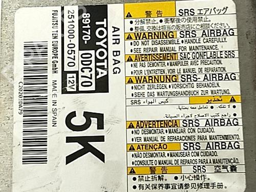 Calculateur Airbags TOYOTA YARIS (_P13_) 1.5 (NSP131_) | BP30655787M53