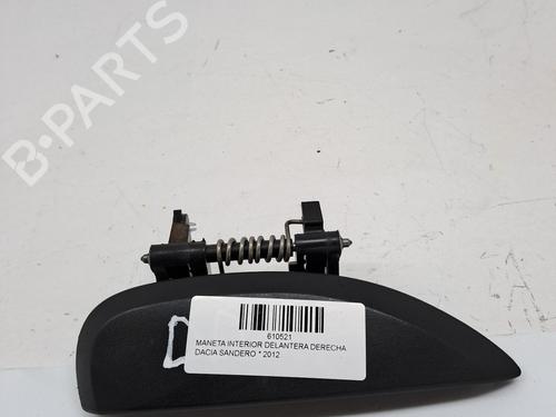 Used Front right interior door handle DACIA SANDERO II TCe 90 (B8M1, B8MA, B8AC) (90 hp) 23974857