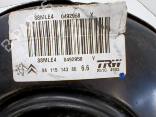 Servo frein PEUGEOT 208 I (CA_, CC_) 1.6 HDi / BlueHDi 75 (75 hp) 29558143