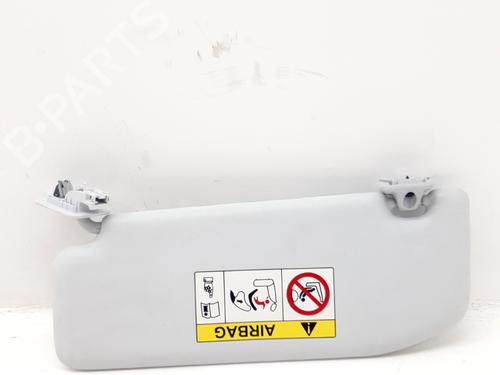 Højre solskærm PEUGEOT 208 I (CA_, CC_) 1.6 HDi / BlueHDi 75 (75 hp) 31801802