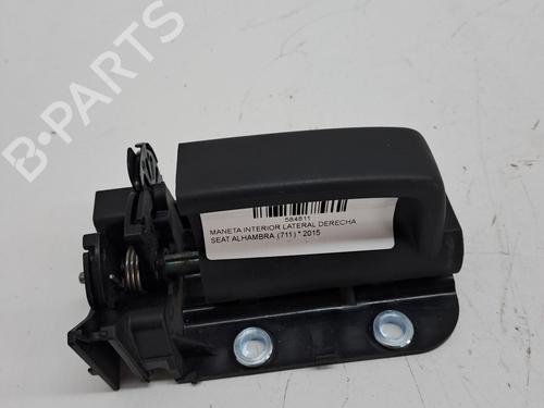 Used Front right interior door handle SEAT ALHAMBRA (710, 711) 2.0 TDI (140 hp) 23378069