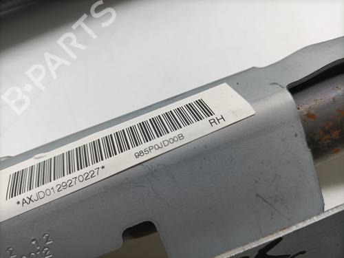 Right curtain airbag NISSAN QASHQAI / QASHQAI +2 I (J10, NJ10, JJ10E) 1.6 | BP25456122C12 