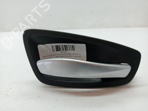Used Front right interior door handle BMW 1 (E87) 118 d (143 hp) 23357495