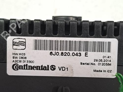 Climate control SEAT IBIZA IV SC (6J1, 6P5) 1.2 TSI | BP28037390I5 