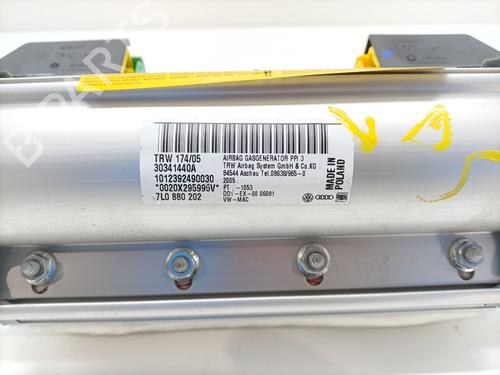 Passenger airbag VW TOUAREG (7LA, 7L6, 7L7) 3.0 V6 TDI | BP27519746C10 