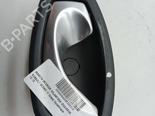 Poignée intérieure avant gauche RENAULT SCÉNIC III (JZ0/1_) 1.5 dCi (106 hp) 23351142