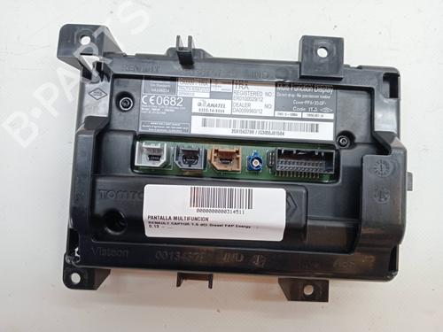 Multifunctionele display RENAULT CAPTUR I (J5_, H5_) 1.5 dCi 90 (J5N4, J5M5, J5MW, J5M6, J5AL, J5AJ) (90 hp) 23341604