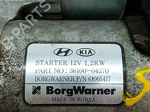 Starter HYUNDAI i30 (PDE, PD, PDEN) 1.0 T-GDI | BP36015589M8 - Image 5