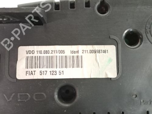Instrument cluster LANCIA YPSILON (843_) 1.3 JTD (843.AXD11, 843.AXD1A) | BP25248784C47 