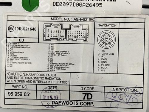Radio CHEVROLET CAPTIVA (C100, C140) 2.0 D | BP34154033E6 - Image 2