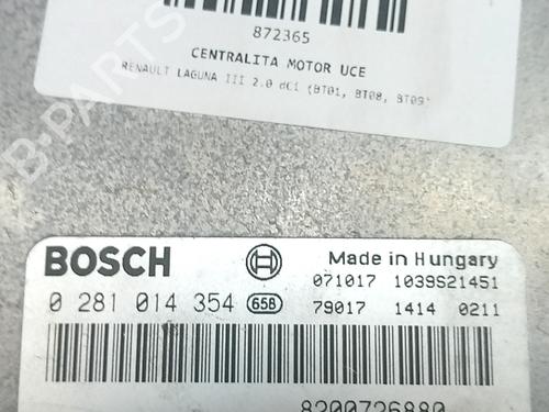 Engine control unit (ECU) RENAULT LAGUNA III (BT0/1) 2.0 dCi (BT01, BT08, BT09, BT0E, BT0K, BT12, BT1C, BT1D,... | BP37590207M57 - Image 2